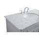 preview thumbnail 109 of 127, Kenzie Bathroom Vanity Cabinet Set with Granite top