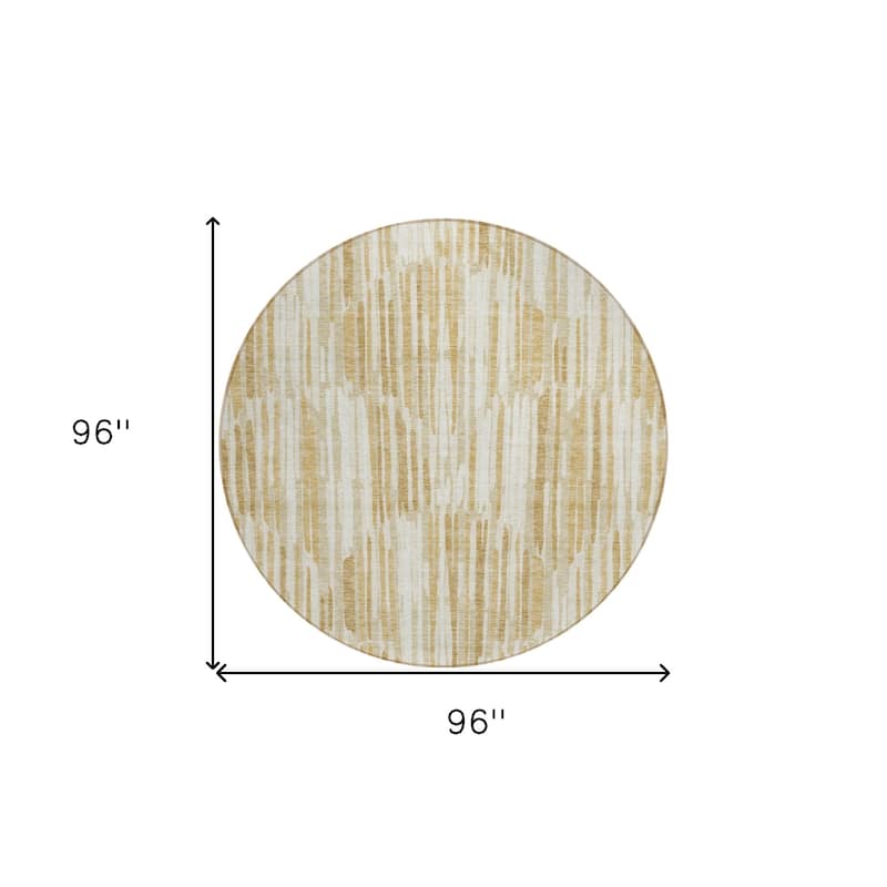 HomeRoots Abstract Transitional Rectangle Outdoor Rug