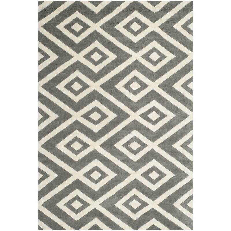 SAFAVIEH Handmade Chatham Evda Modern Moroccan Wool Rug