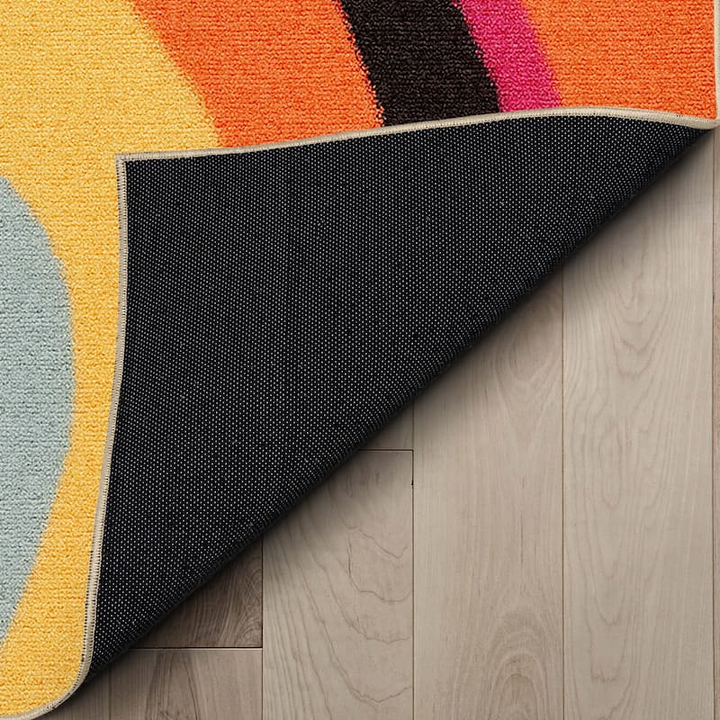 Well Woven Apollo Eternal Modern Abstract Bright Flat-Woven Area Rug