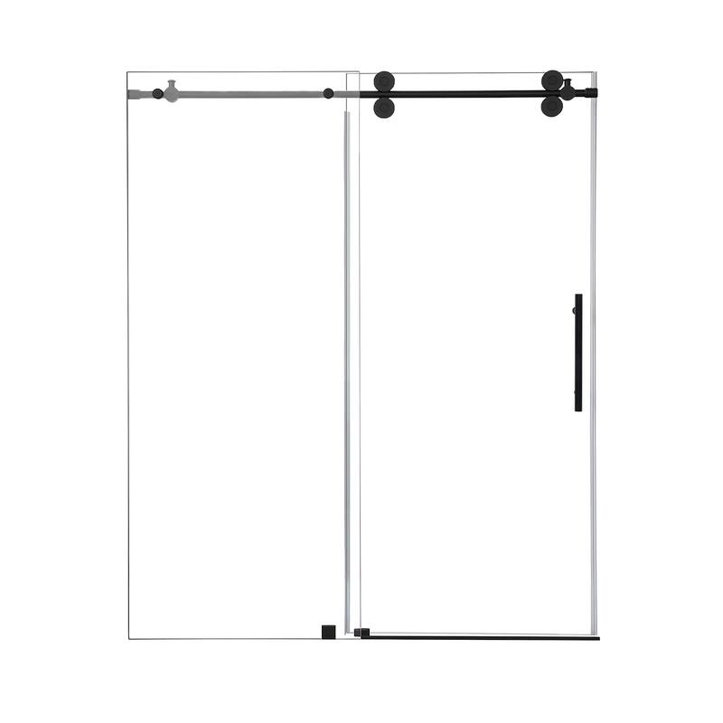 Altair Lazaro Single Sliding Frameless Shower Door with Clear Glass