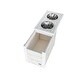 preview thumbnail 8 of 32, New Age Pet® ECOFLEX® Composite Piedmont 2-Bowl Diner with Sliding Lid Storage Bin - Extra Large