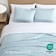 preview thumbnail 23 of 38, Crinkle Texture Microfiber 3-Piece Quilt Set, Enzyme Washed, Oversized