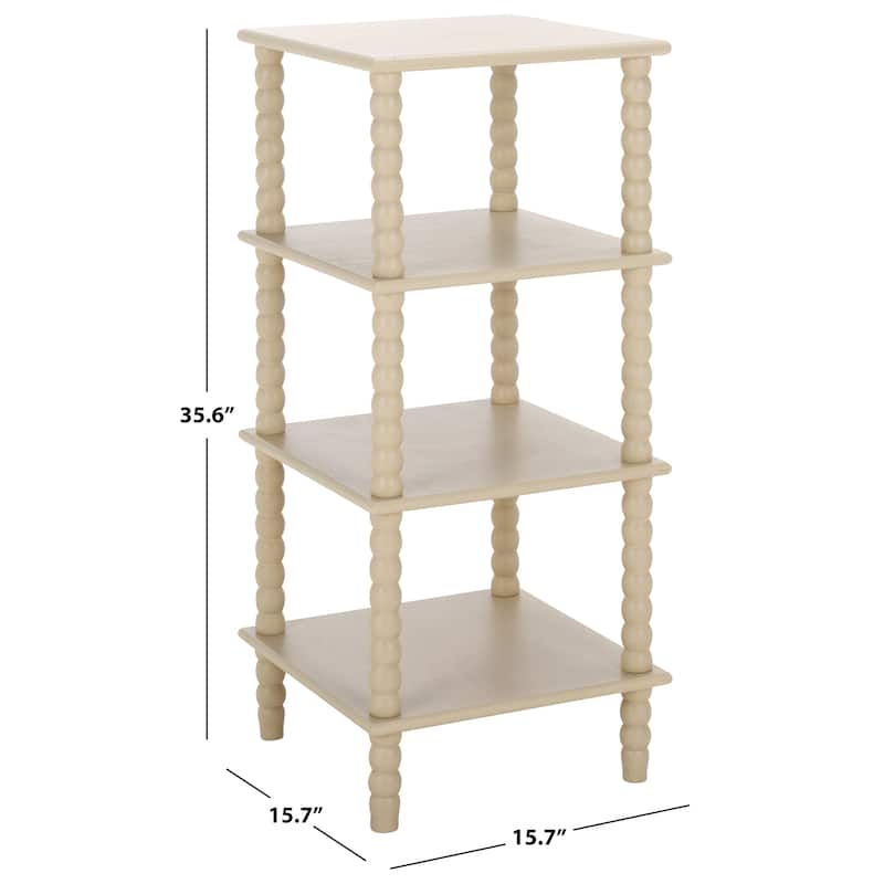 SAFAVIEH Dilyn 4-Tier Shelving Unit - 16"W x 16"D x 36"H