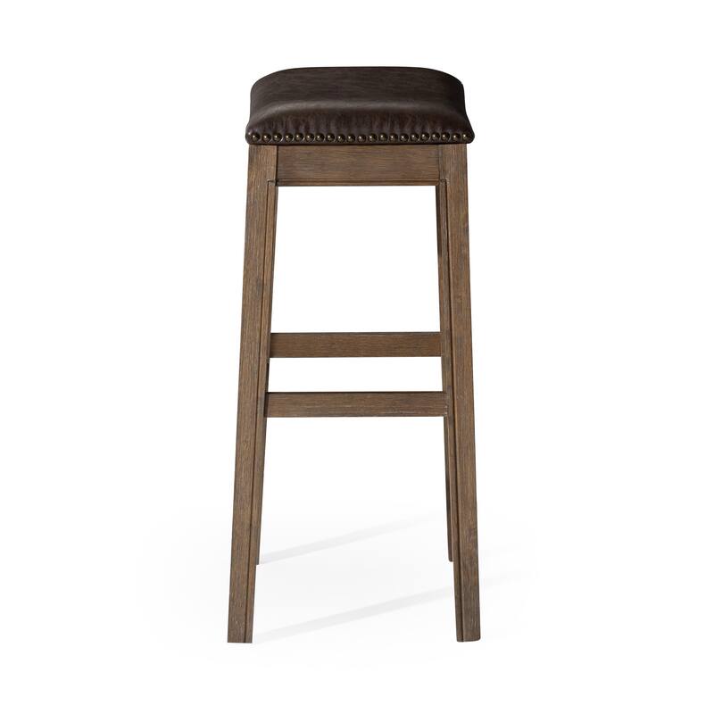 Maven Lane Adrien Saddle Kitchen Dining Stool