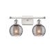 Option White Polished Chrome / Light Smoke Deco Swirl