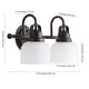 preview thumbnail 78 of 113, Shirley Metal/Glass LED Vanity Light, by JONATHAN Y