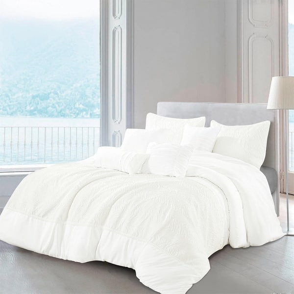 slide 2 of 5, Wellco Bedding Comforter Set Bed In A Bag - 7 Piece Luxury PRIMOLA microfiber Bedding Sets - Oversized Bedroom Comforters PRIMOLA - Queen