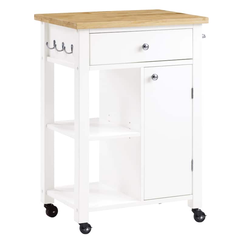 Derry Kitchen Cart - White