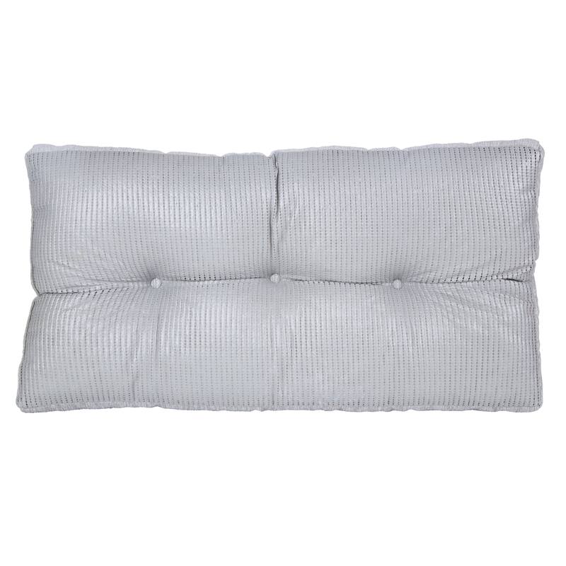 Klear Vu Polar Chenille Fabric Non-Slip Overstuffed 27" Bench Cushion