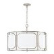 preview thumbnail 1 of 8, Merrick 25" 4-light Cage Pendant Antique Silver