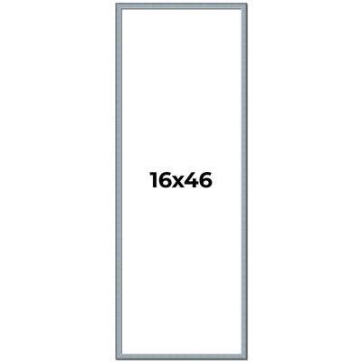 16x46 Frame Rustic Sky Blue Solid Wood Picture Frame | 0.75 Inch