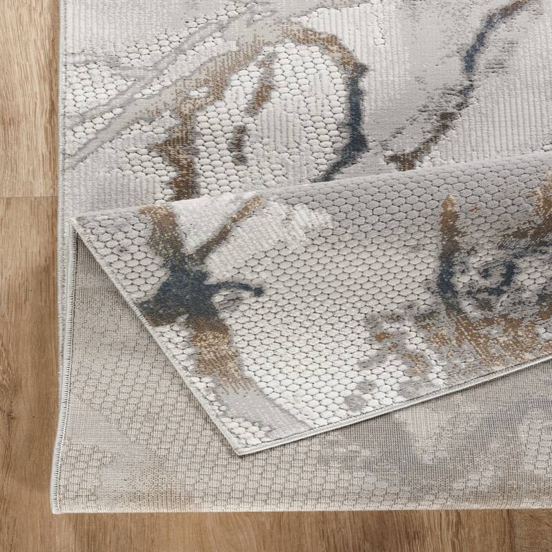 Gray 7 ft. 10 in. x 10 ft. 6 in. Area Rug - 11' x 8'