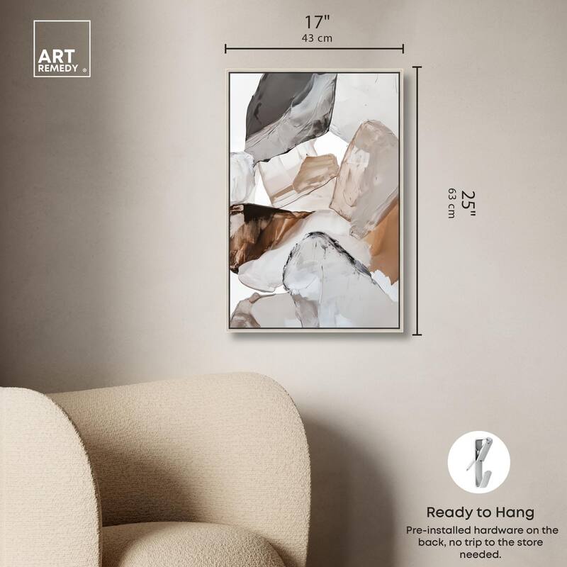 Sedimentary Hues II Canvas by Art Remedy