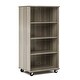 preview thumbnail 18 of 21, Tot Mate Open Single Sided Mobile Storage Locker, Write-on Wipe-off Markerboard Back, 60H Shadow Elm Gray