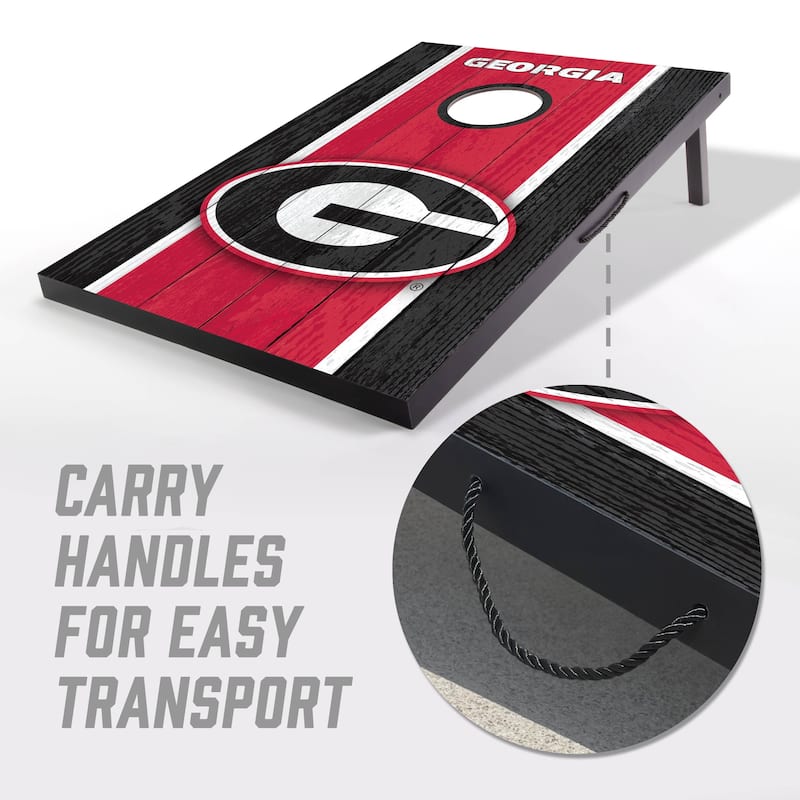 Georgia Bulldogs NCAA Compact 2x3 Tailgate Cornhole Board Set