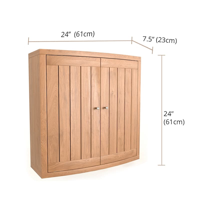 Manada Wall Mounted Storage Cabinet with Front-Facing Doors