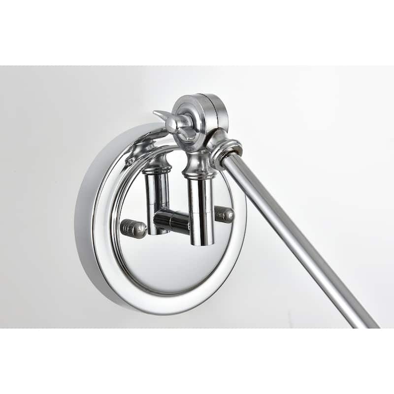 Legend 1 Light Black Swing Arm Wall Sconce - 6