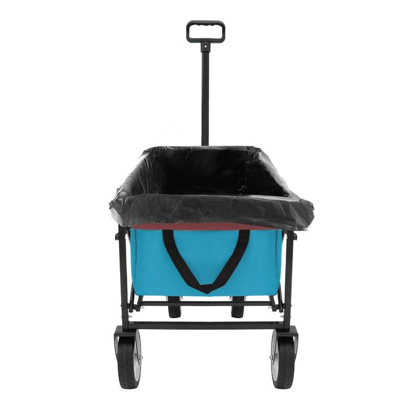 2.1 cu ft. Steel Foldable Wagon Cart