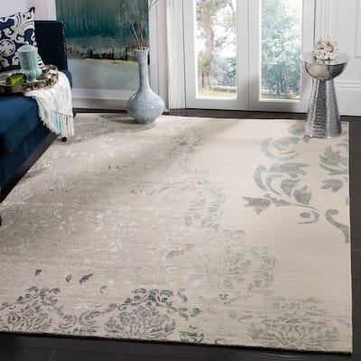 SAFAVIEH Couture Hand-knotted Tibetan Mindra Modern Wool Rug