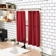 preview thumbnail 27 of 66, No. 918 Martine Microfiber Semi-Sheer Rod Pocket Kitchen Curtain Valance and Tiers Set