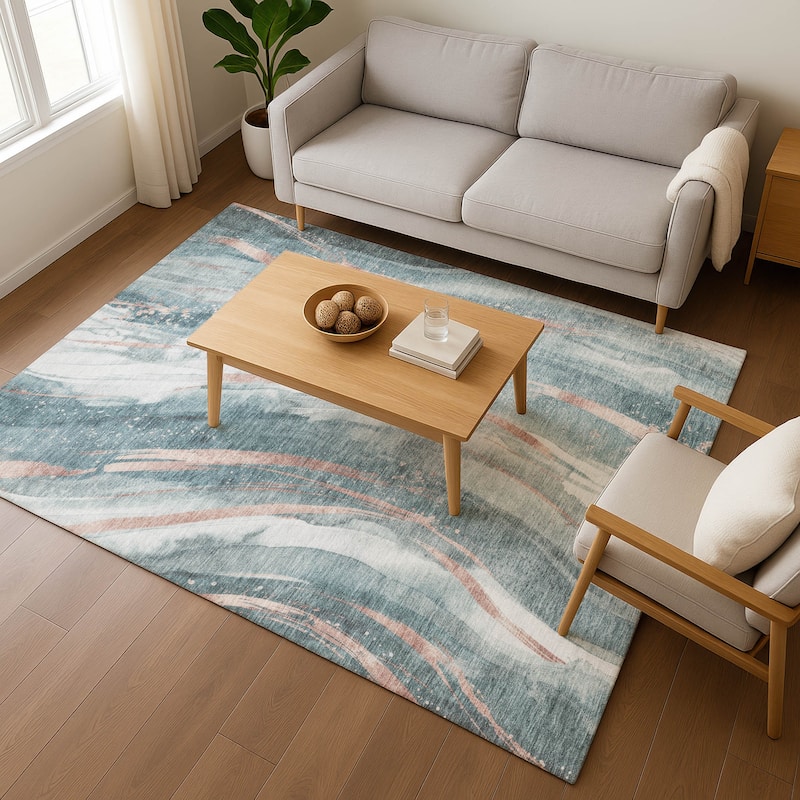 Premium Washable Super Soft Modern Contemporary Mayfield Rug