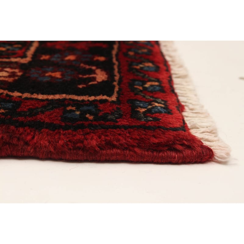 ECARPETGALLERY Hand-knotted Andelz Red Wool Rug - 5'2 x 9'11