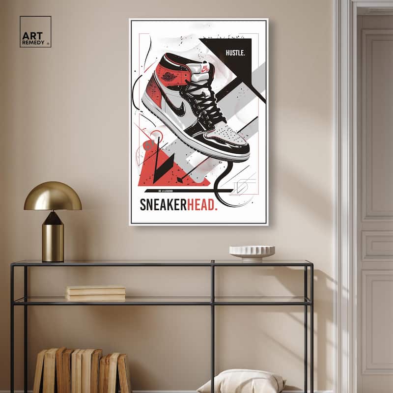 Stylish Sneakerhead Canvas by Art Remedy