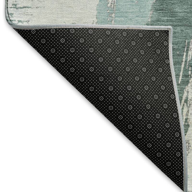 Premium Washable Super Soft Contemporary Strokes Mayfield Rug