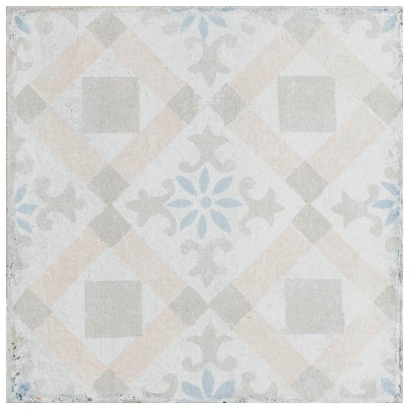 Merola Tile Barcelona Decor Born 5-3/4" x 5-3/4" Porcelain Floor and Wall Tile