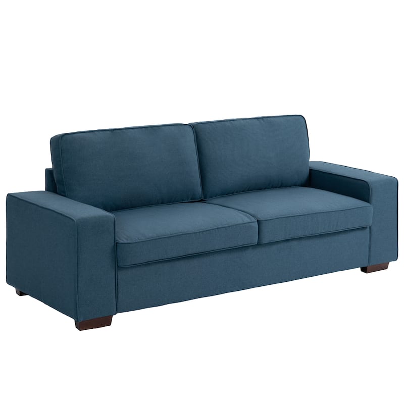 80" Linen 3-Seat Sofa Living Room Loveseat