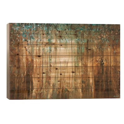 A Ray Of Light Print On Wood by Osnat Tzadok - Multi-Color