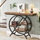 preview thumbnail 5 of 5, 39.4-Inch Console Table, 4- Tier Industrial Entryway Table