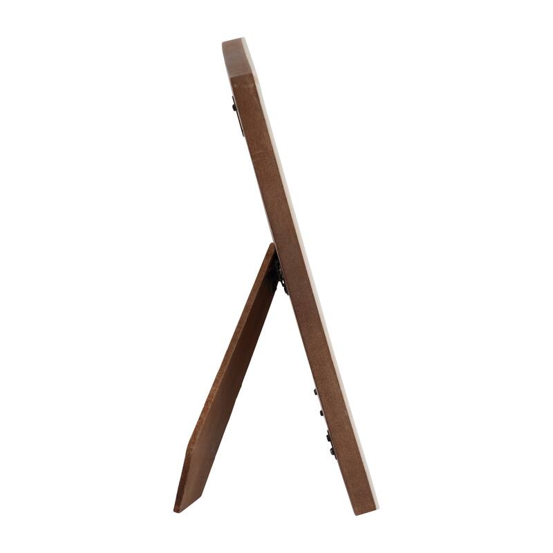 Sagebrook Home4" x 6" Paw Print Photo Frame, Contemporary Black and White Resin Decorative Picture Frame