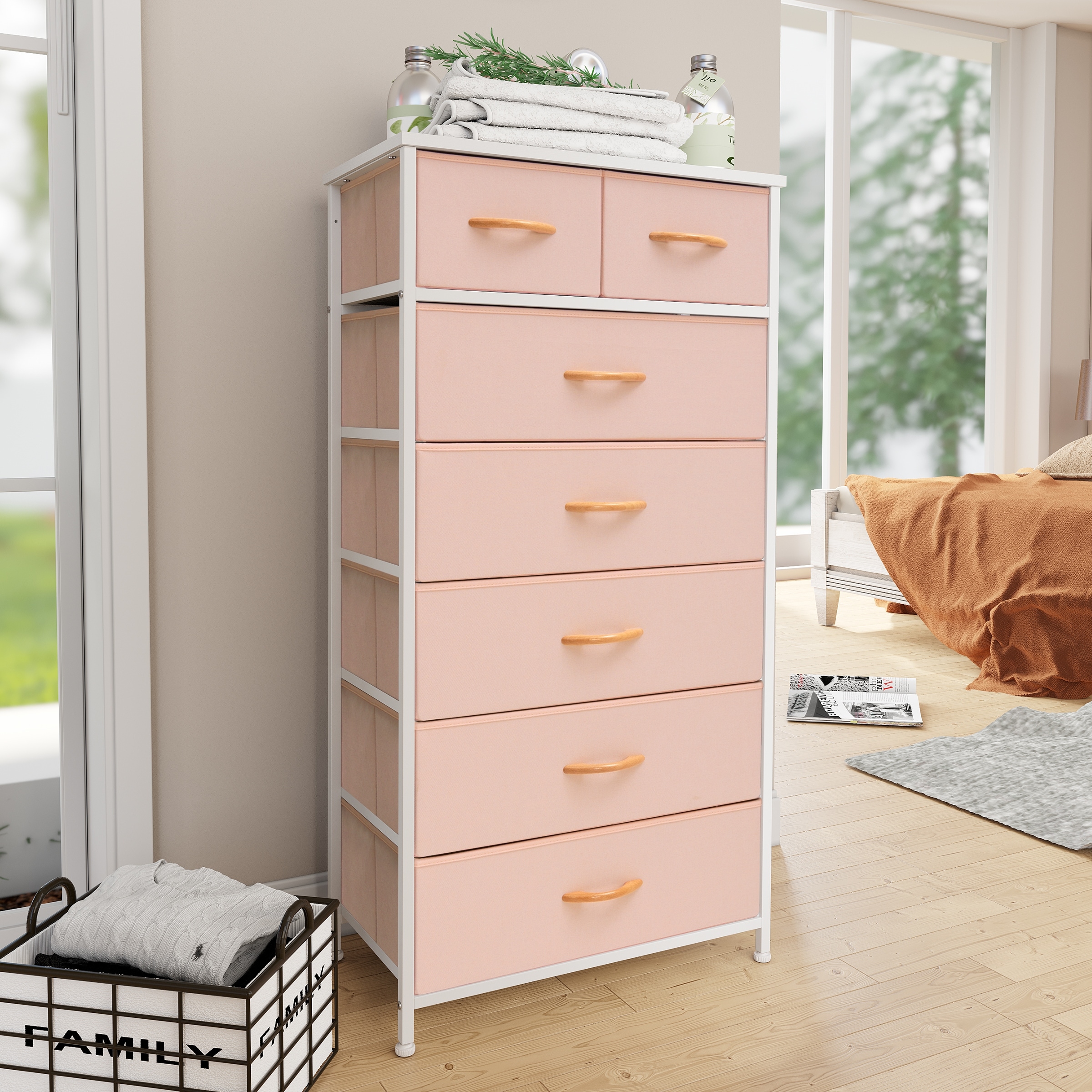 Pellebant 7-Drawer Storage Tower Organizer Chest Dresser - On Sale