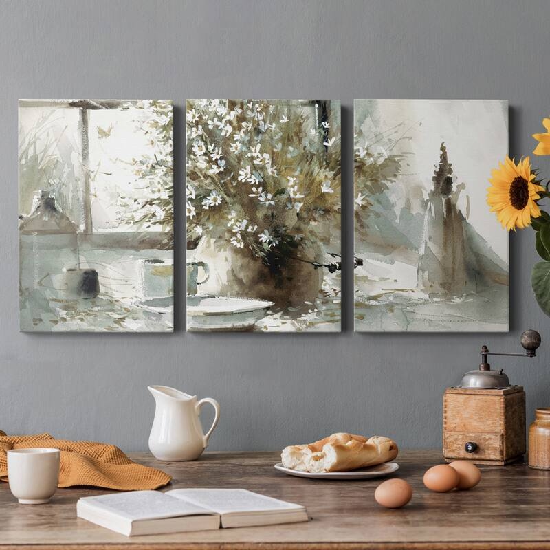 Daisy Still Life- Premium Gallery Wrapped Canvas - Ready to Hang