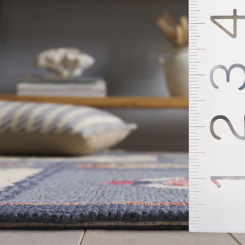 SAFAVIEH Handmade Chelsea Laurenzia French Country Nautical Wool Rug
