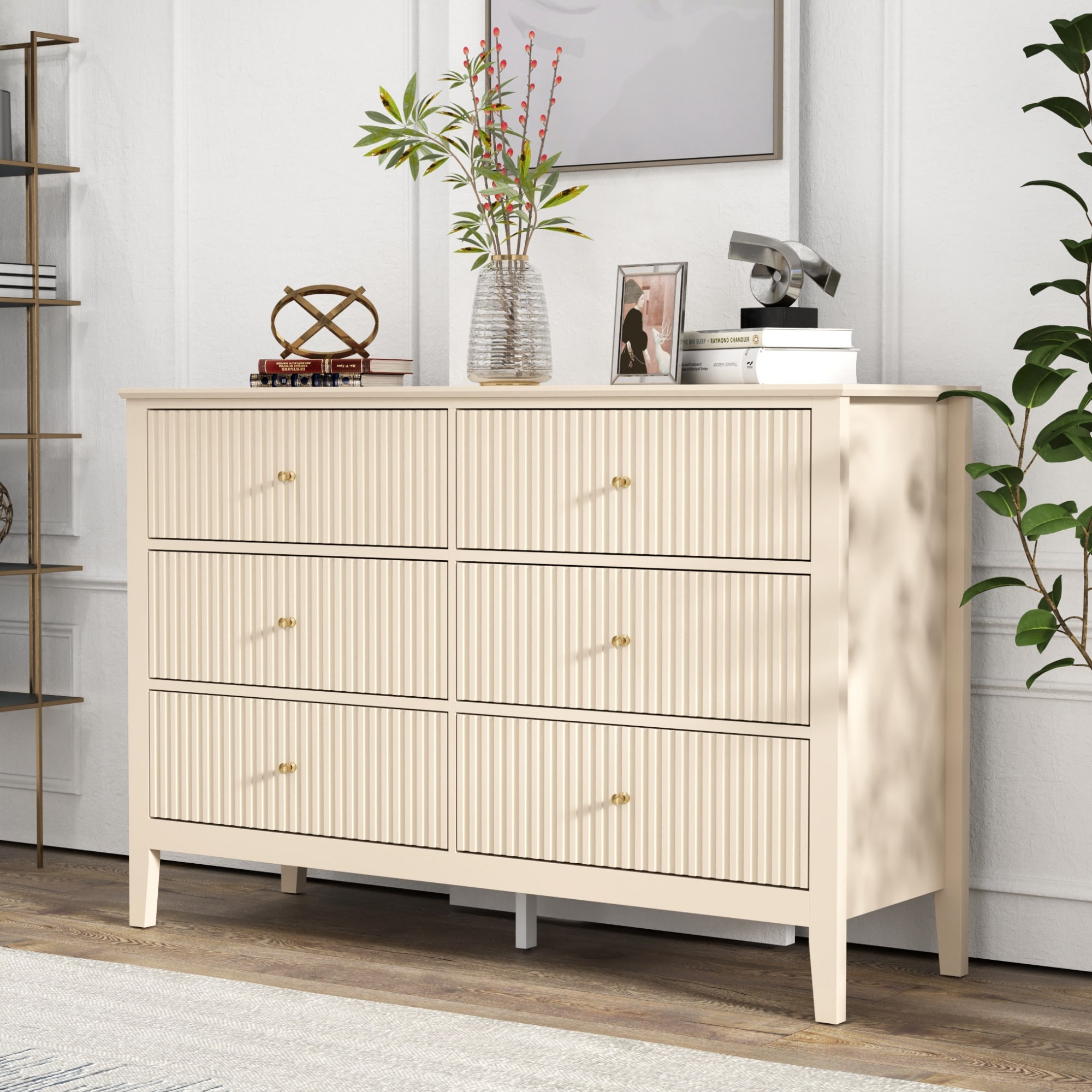 6 Drawer 47 In. Wide Chest Of Drawers - Bed Bath & Beyond - 41517745