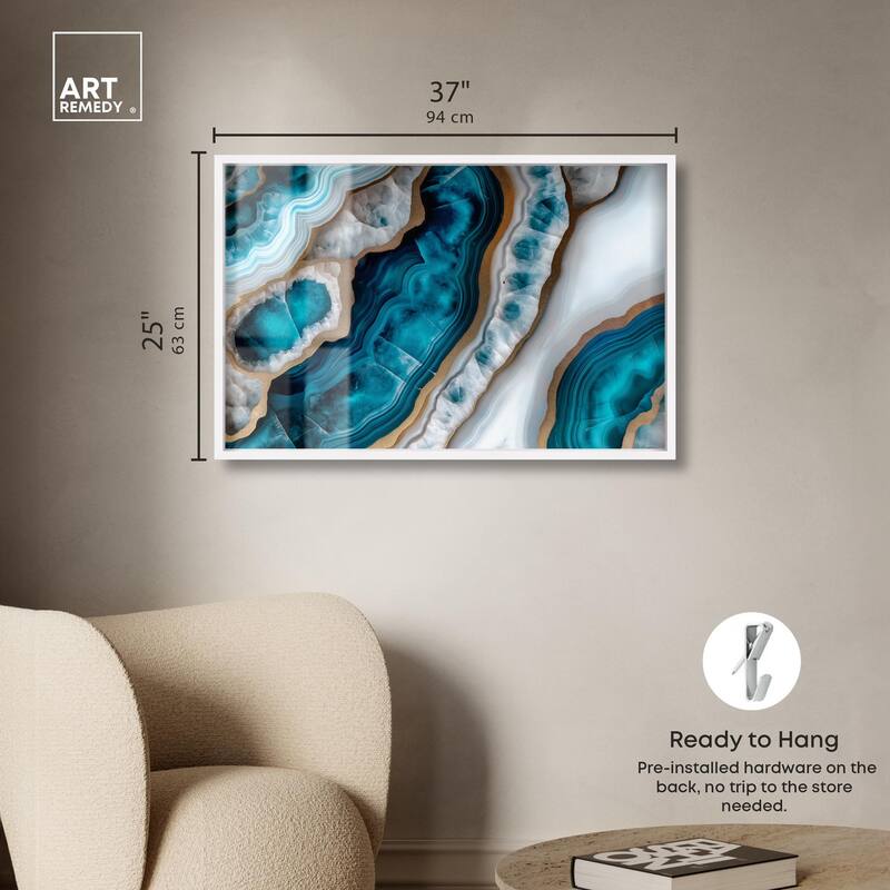 Opaline Undulation Shadowbox by Art Remedy