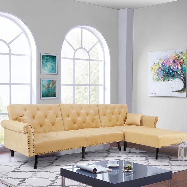 Reversible Sectional Sofa Sleeper. Opens flyout.