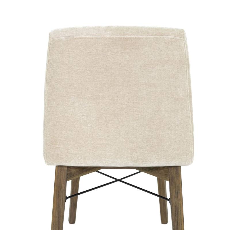 Ziggy Upholstered Acacia Dining Chair (Set of 2)