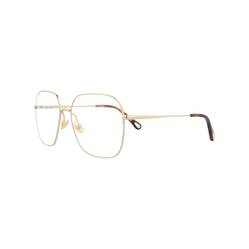 Chloé Square-Frame Metal Optical Frames