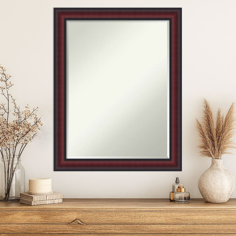Dalat Half-Inch-Bevel Framed Wall Mirror