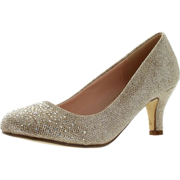 glitter shoes low heel