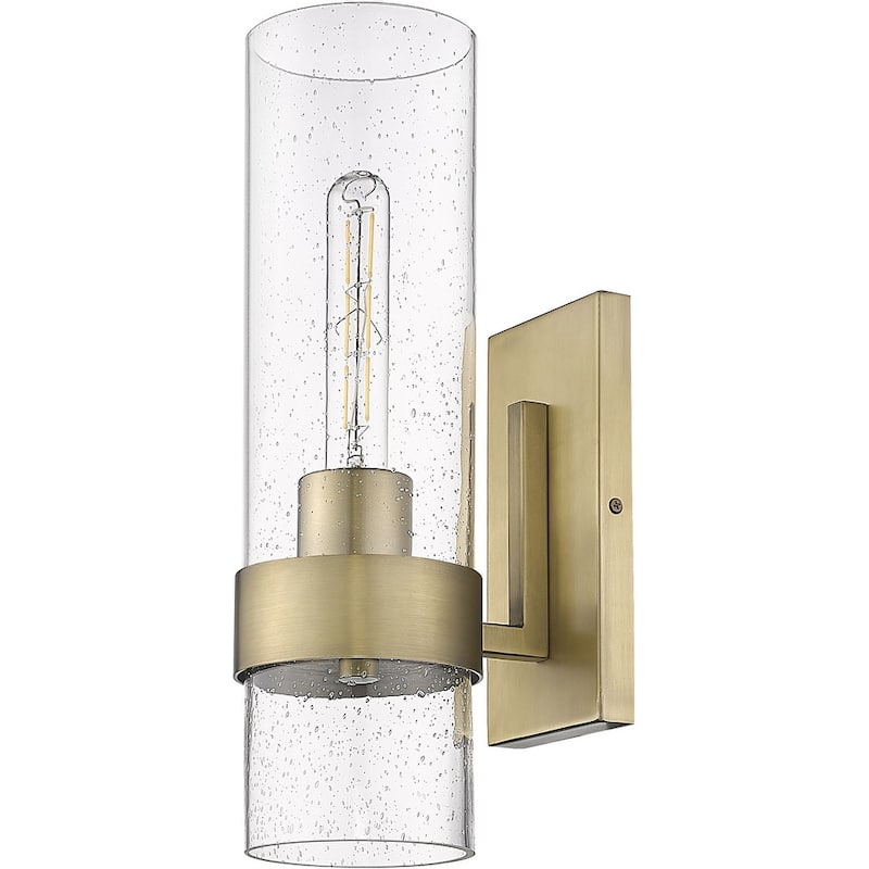 Millennium Lighting 15101 16" Tall Wall Sconce with Seedy Glass Shade