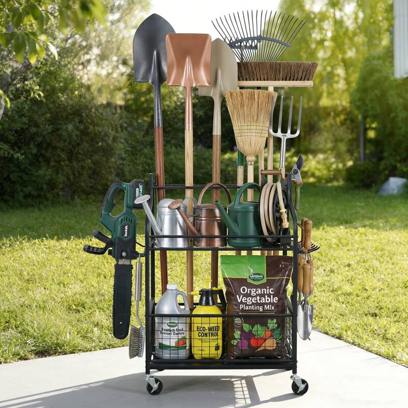 Garden Steel Tools storage Organizer Garden Tool Holders