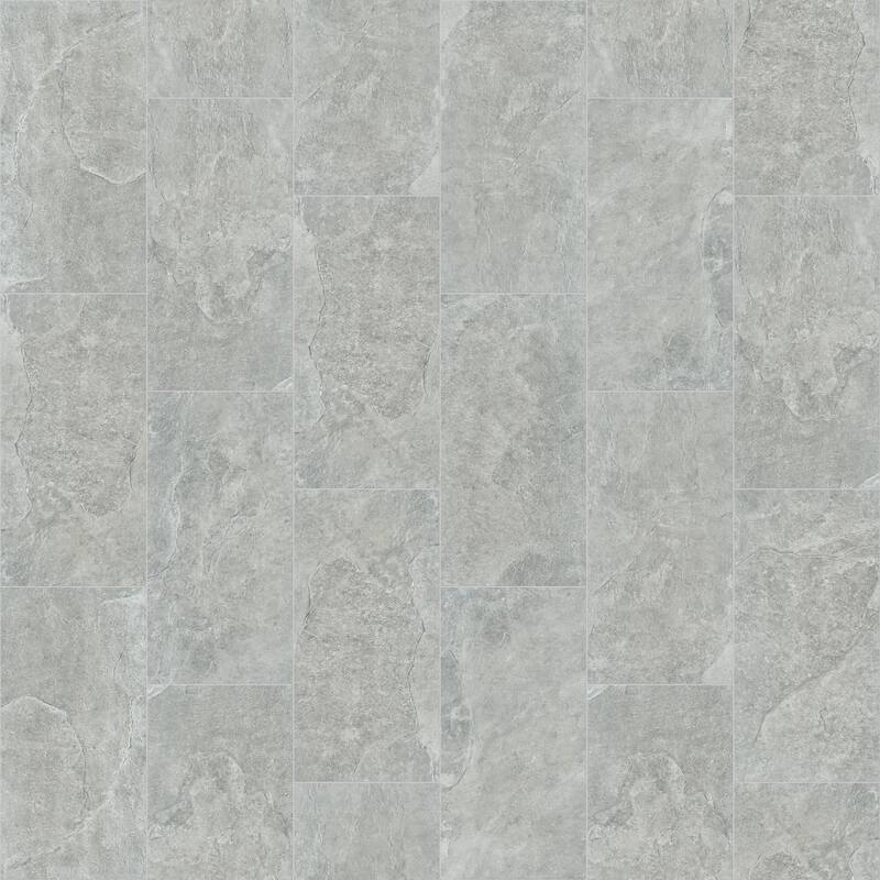 Shaw Crown - 12" x 24" Rectangle Floor and Wall Tile - Matte Visual - - Gray