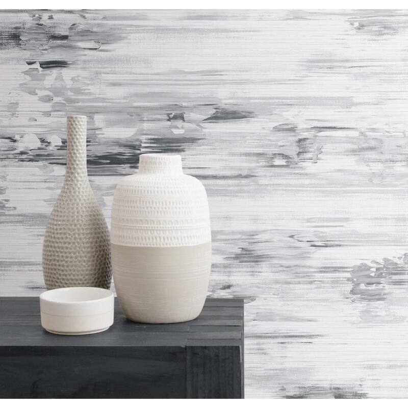 Seabrook Designs Silk Mistral Embossed Vinyl Unpasted Wallpaper