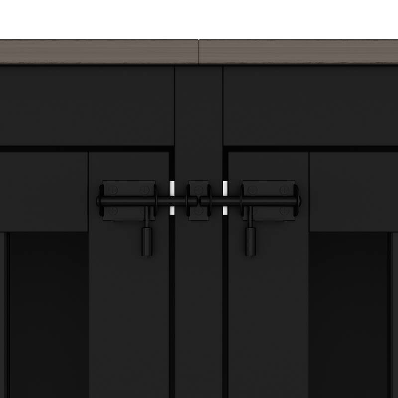Multi-functional Pet Crate with Secure Locks - Versatile Color Console