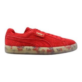 puma suede red womens